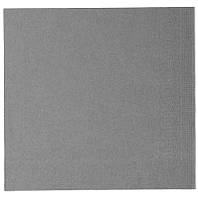 Серветки 33х33 Марго 3-шарові 20 штук сірі Економ