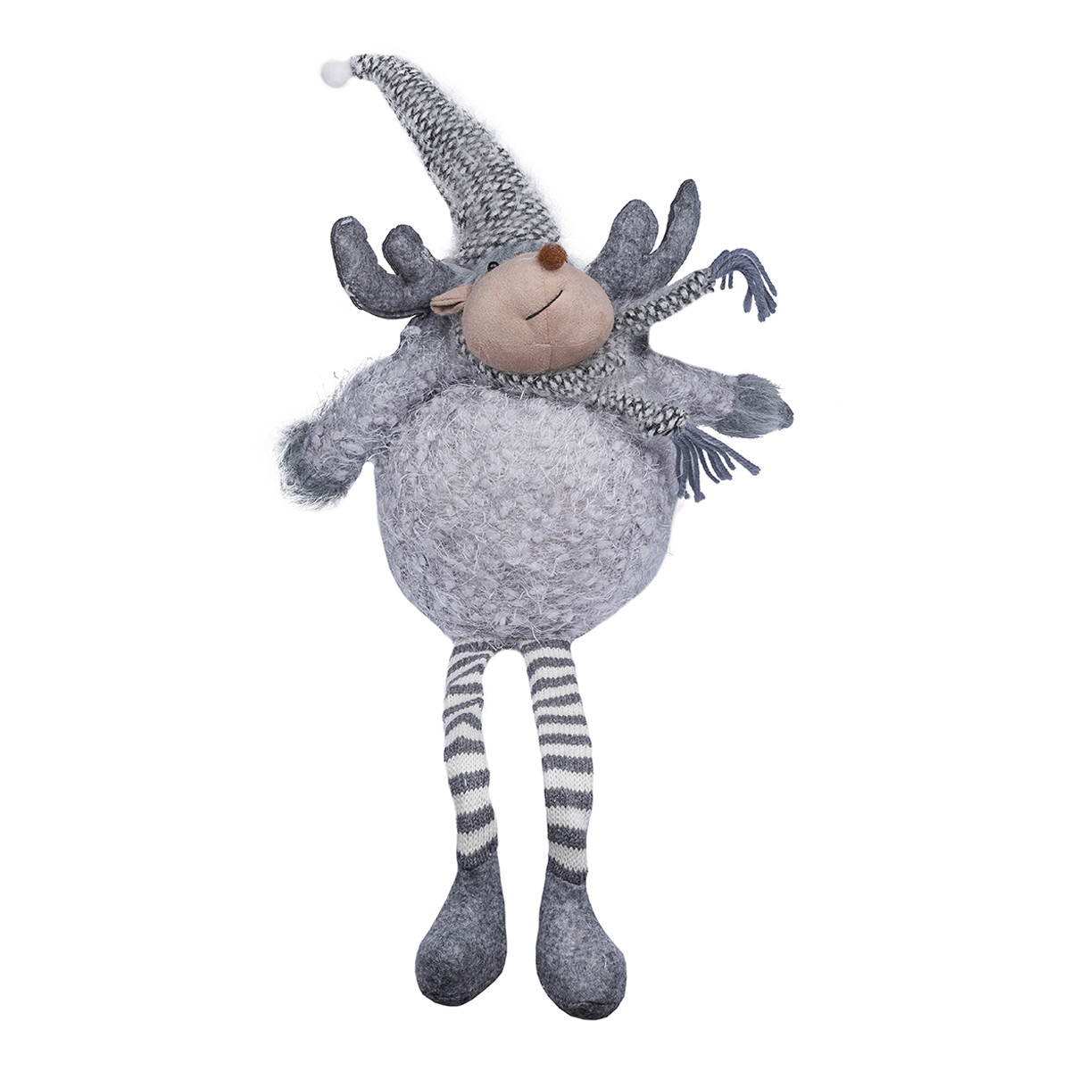 Олень новорічний Yes Fun 24х14х61 см сірого кольору код: 973608, фото 1