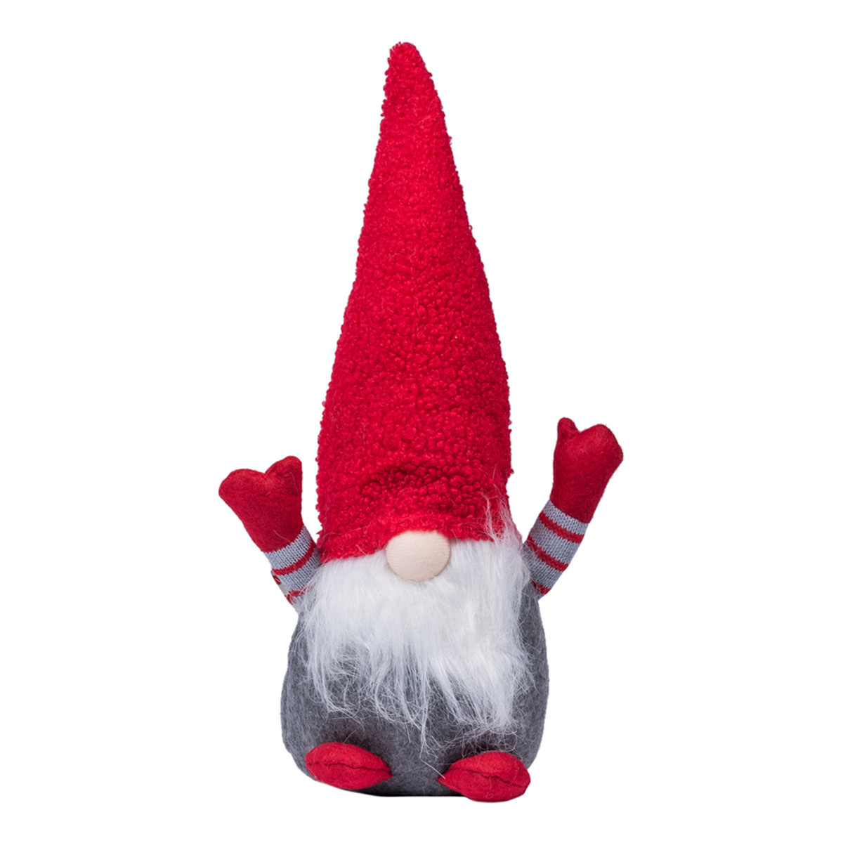 Гном новорічний Yes Fun 16х12х30 см червоного кольору код: 973616, фото 1