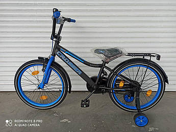 Детский велосипед Crosser Rocky 12" Крылья, боковые колесики, звоночек (оранжевый, синий, желтый, розовый)