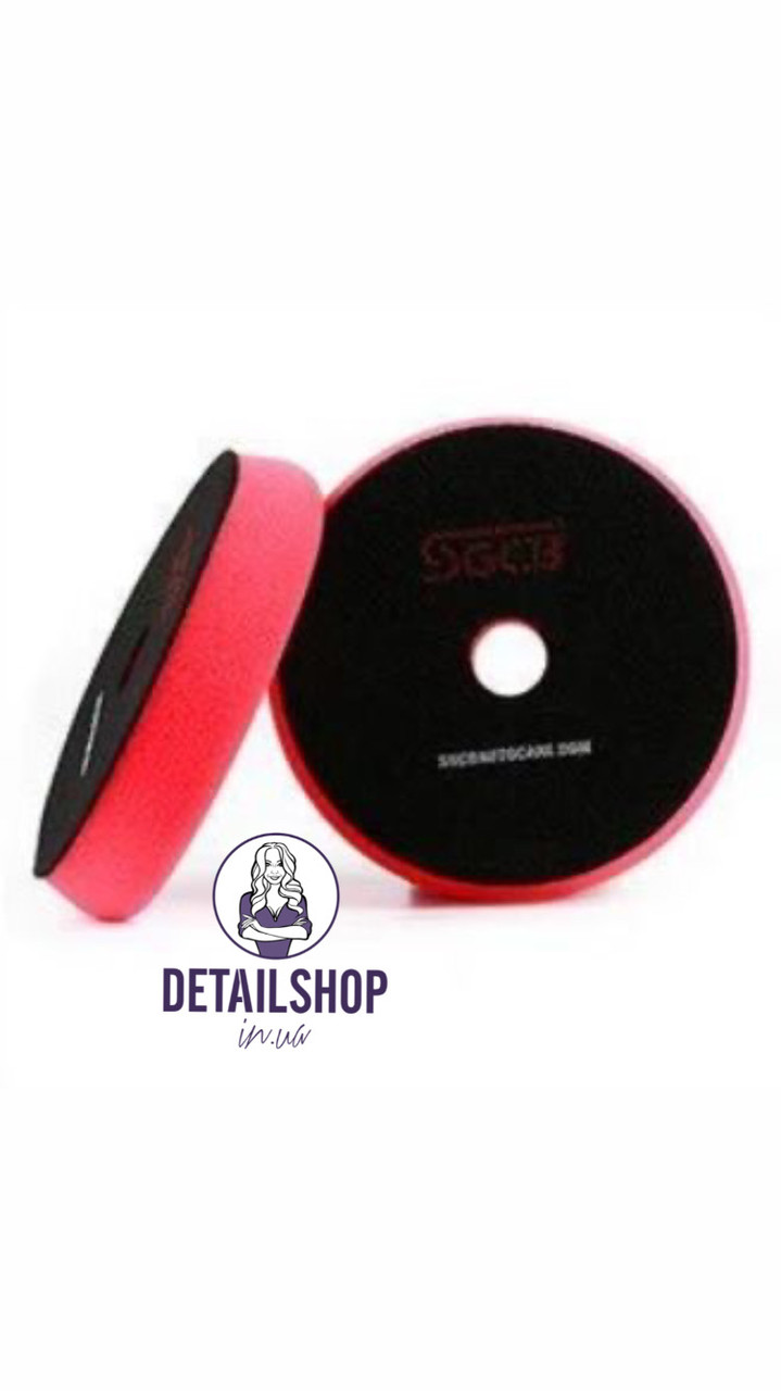 SGCB RO/DA Foam Pad Полірувальний круг м'який червоний 150/160 мм