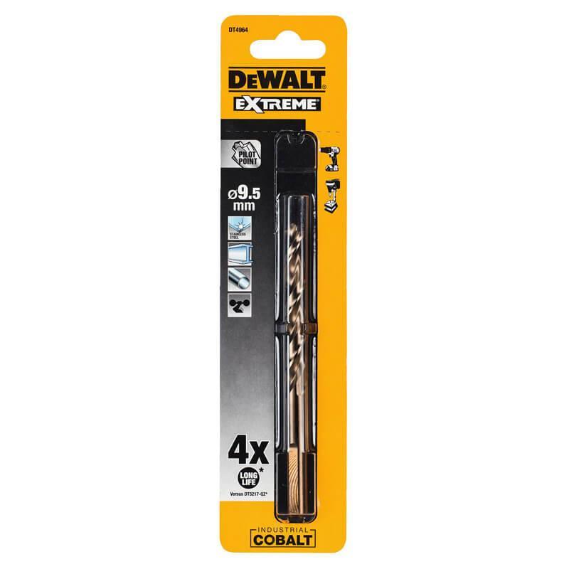 Свердло по металу EXTREME2 кобальтовое HSS-CO 9.5x125x78 мм DeWALT DT4964
