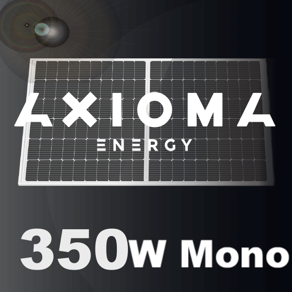 Сонячна батарея 375 Вт моно, AXM120-9-166-375, AXIOMA energy, 9BB half cell