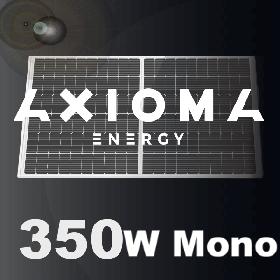 Сонячна батарея 375 Вт моно, AXM120-9-166-375, AXIOMA energy, 9BB half cell