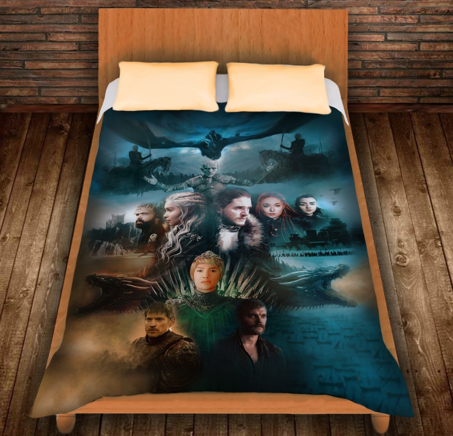 Плед з 3D принтом-Game of thrones