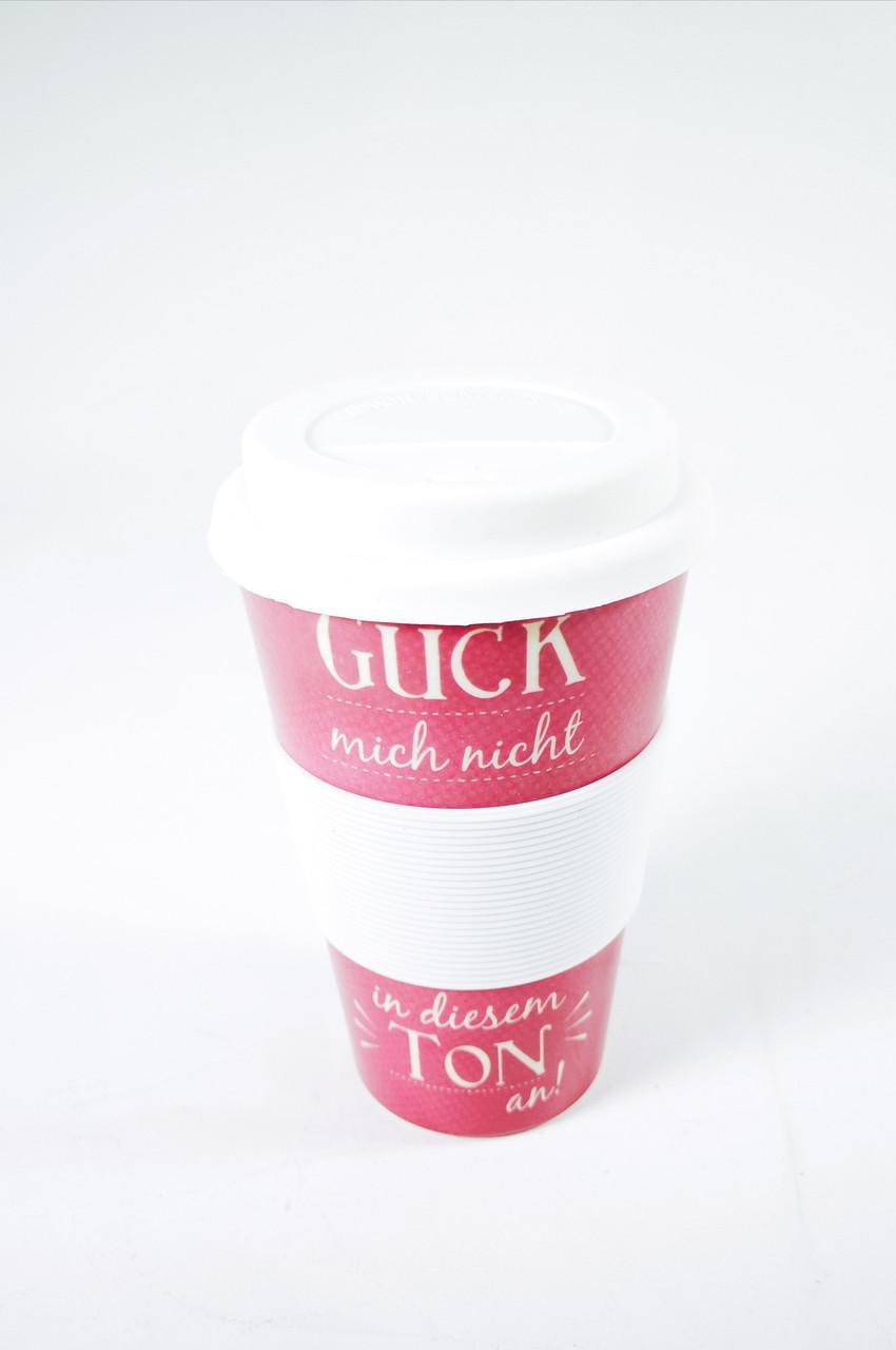 Кавовий кухоль to go becher 350ml bambus Guck