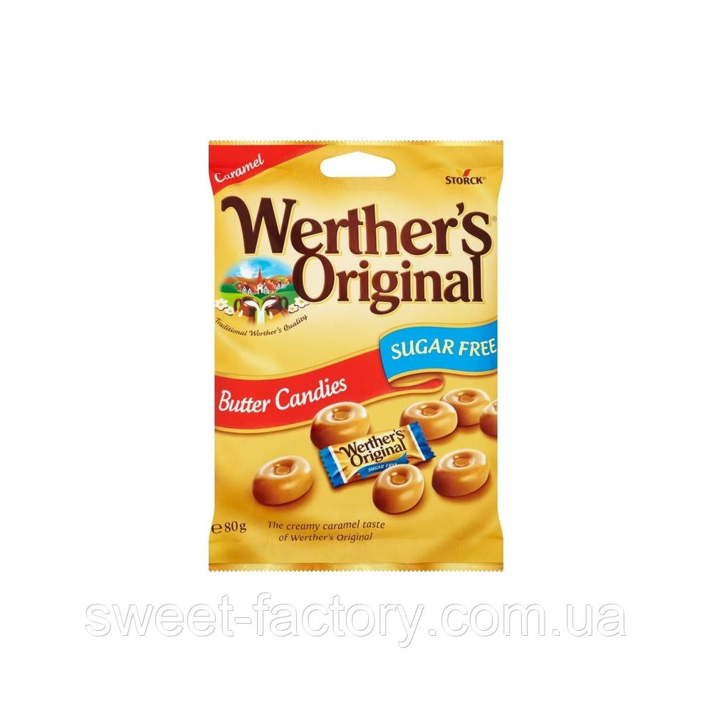 М'яка карамель Werthers Creamy Toffees Sugar Free 65 g