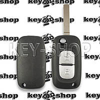Ключ Mercedes Citan (корпус Мерседес Цитан) 2 - кнопки, лезвие VA2
