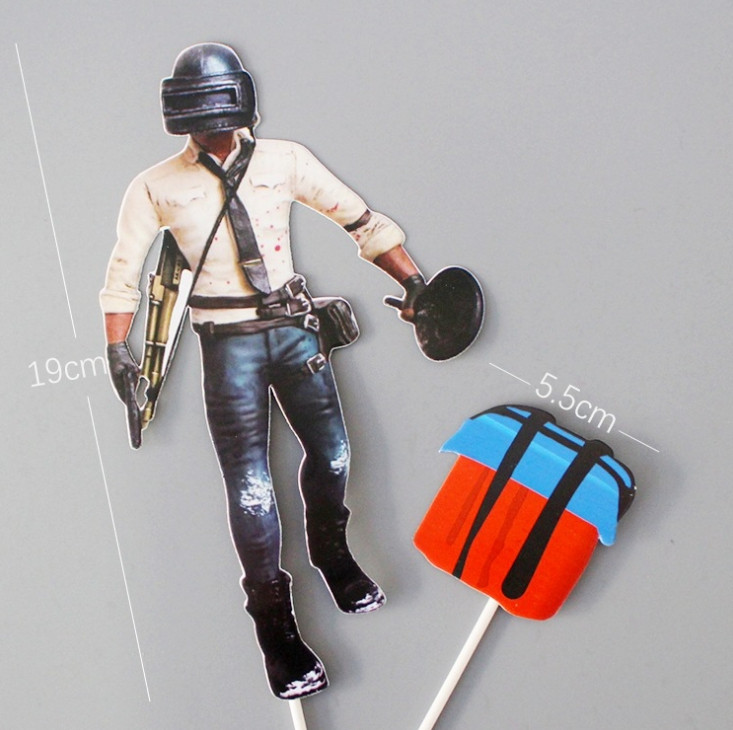 Топер у торт "Fortnite" чоловічий, 2 шт.