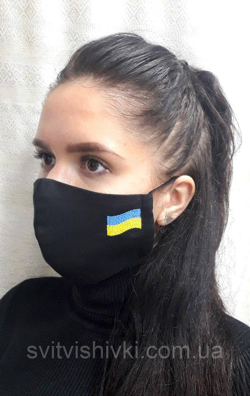 Вышитая маска для лица "Флаг"