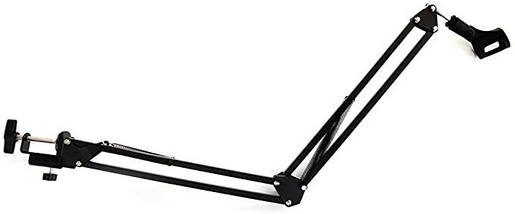 Пантограф-стійка для студійного мікрофона microphone stand professional recording black, фото 5