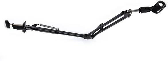 Пантограф-стійка для студійного мікрофона microphone stand professional recording black, фото 4