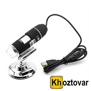 Цифровий мікроскоп з підсвіткою USB Magnifier SuperZoom  ⁇  0-1600x