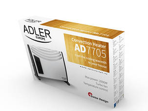 Конвектор електричний Adler AD 7705 2000 Вт, фото 3