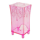 Органайзер для ватних дисків, яскраво-рожевий, фото 2