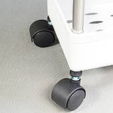 Складана полиця для кухні та ванної на коліщатках, фото 4