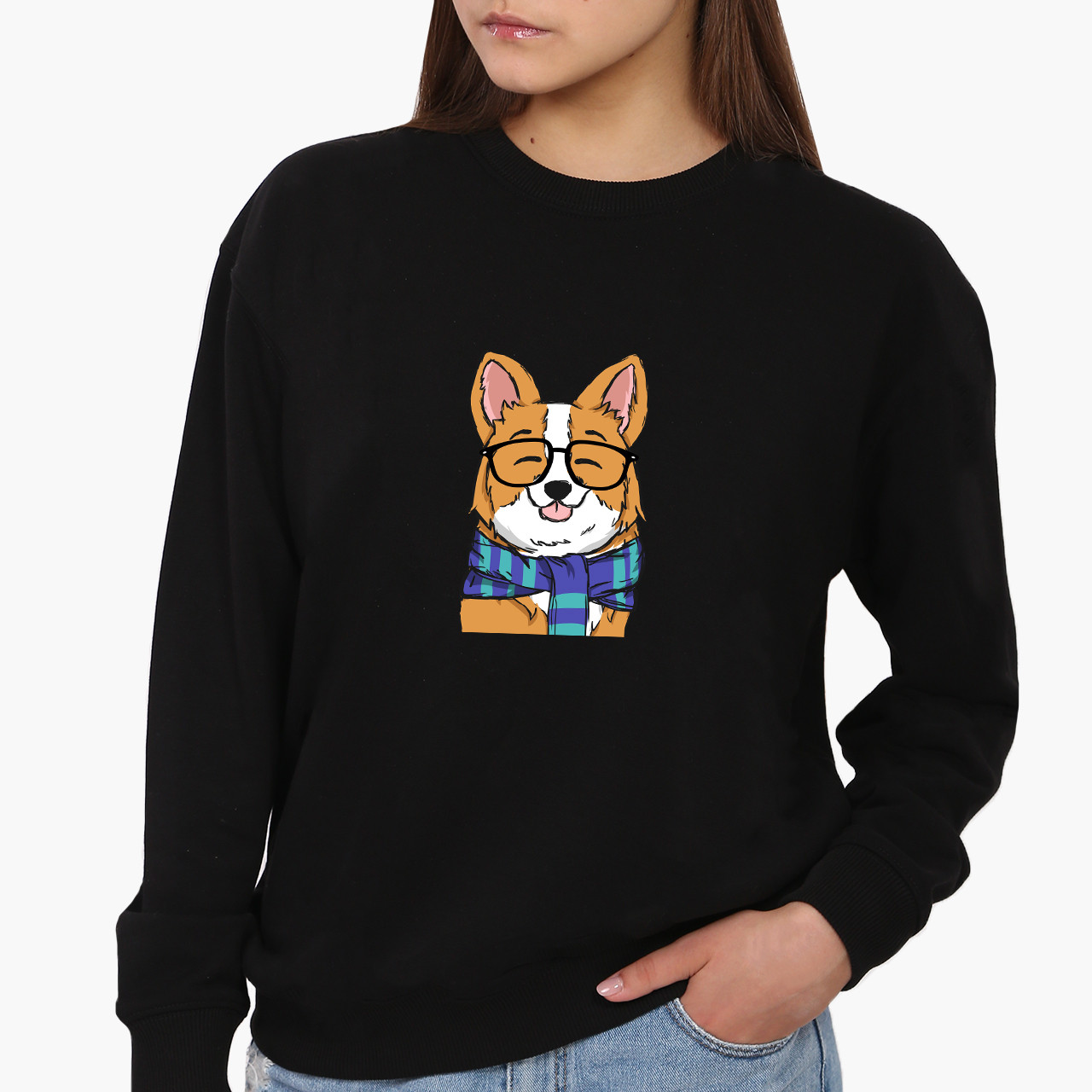 Світшот, реглан, кофта Корги (Corgi), світшот з принтом Дитячі