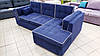 Кутовий диван власного виробництва Ультрамарин, фото 2
