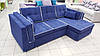 Кутовий диван власного виробництва Ультрамарин, фото 3