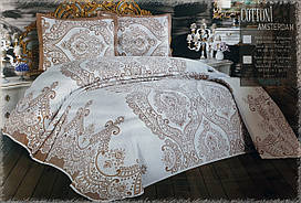 Покривало жакардове з наволочками Alara "Amsterdam" 240х260 см