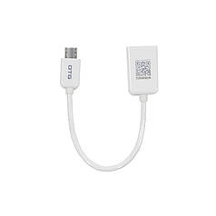 Перехідник для смартфона Pisen OG01-150 White OTG microUSB універсальний