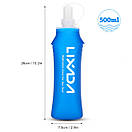 Портативний туристичний фільтр для очищення води Lixada на 1500 л зі складною пляшкою 500 мл, фото 4