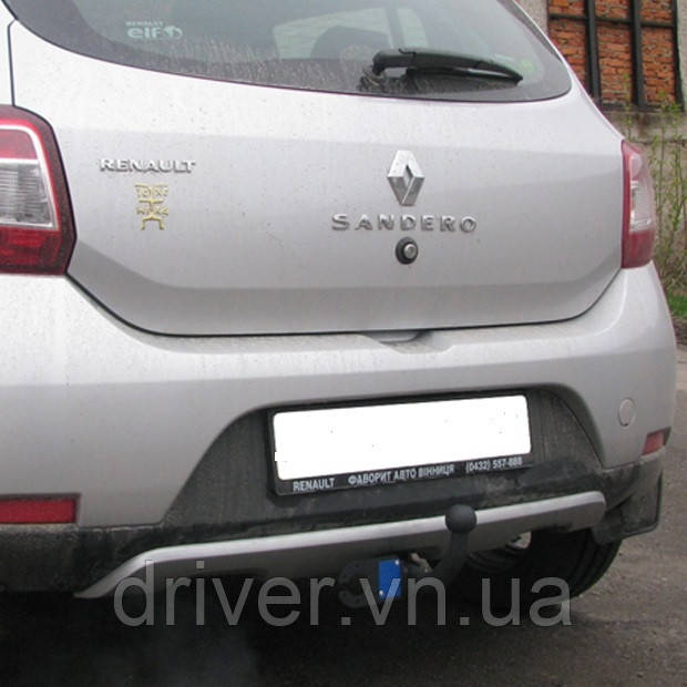 Фаркоп Renault / Dacia Sandero STEPWAY 2013- + електропакет, гачок зйомний, фото 1