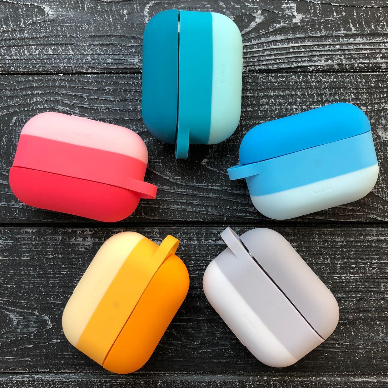 Чехол для AirPods Pro Baseus Cloud hook Silica Gel Protective Case - фото 2 - id-p1271739558