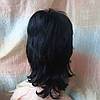 Перука каскад подовжений з канекалона чорний E-3460 -1, фото 5