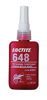 Фиксатор Loctite 648 (Локтайт 648) вал-втулочный фиксатор высокой прочности, 50 мл