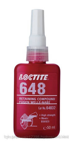 Фиксатор Loctite 648 (Локтайт 648) вал-втулочный фиксатор высокой ...