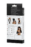 Рукавички Glossy Kelly з матеріалу Wetlook, чорні XL, фото 5