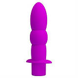 Вібратор Pretty Love Wyatt Anal Vibro Plug Purple, фото 2