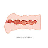 Реалістичний мастурбатор у формі вагіни Crazy Bull Leila Masturbator Flesh, фото 6