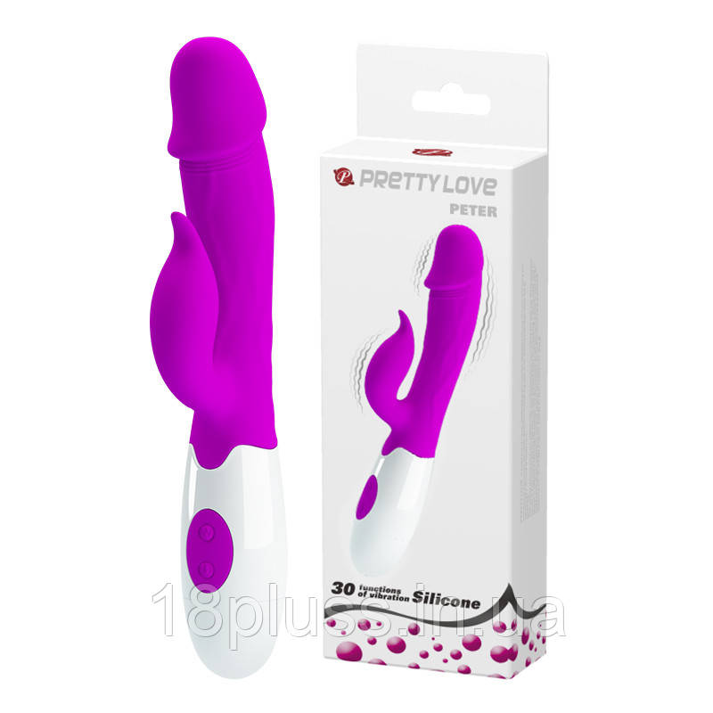 Hi-tech вібратор Pretty Love Peter Vibrator Purple, фото 1