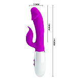 Hi-tech вібратор Pretty Love Peter Vibrator Purple, фото 6