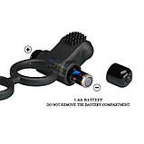 Насадка на член Pretty Love Vibro Penis Sleeve Black IV, фото 8