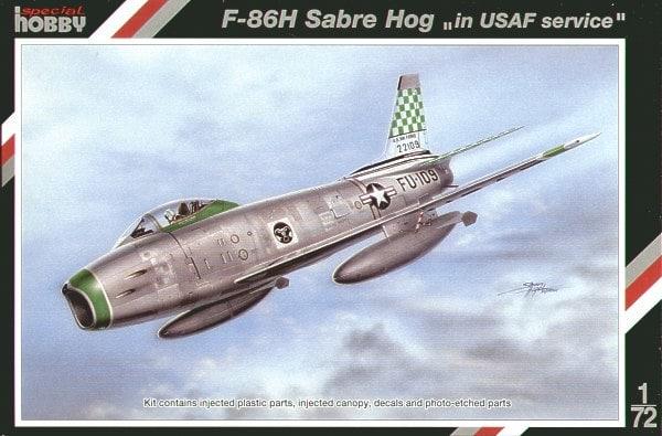 Пластикова модель 1/72 Special hobby 72120 Американський винищувач North American F-86H Sabre Hog