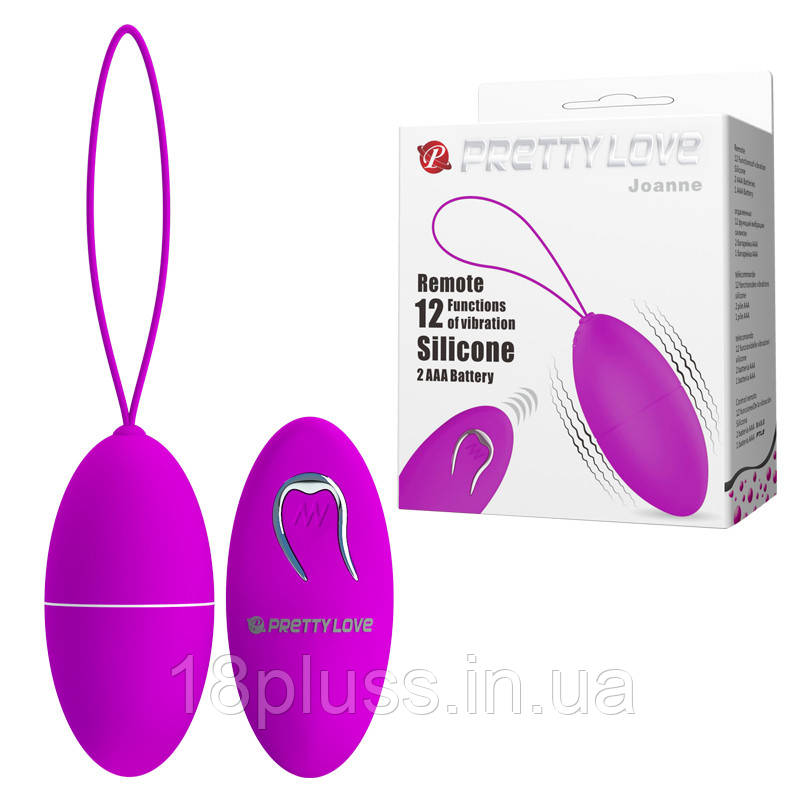 Віброяйце Pretty Love Joanne Vibrating Egg Purple, фото 1