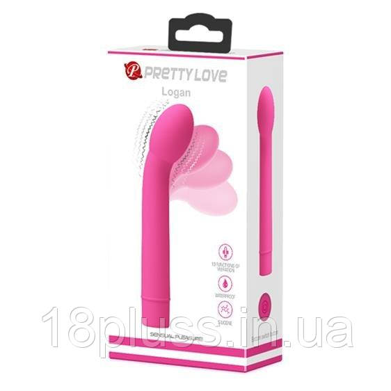Вібратор Pretty Love Logan Vibrator Pink, фото 1