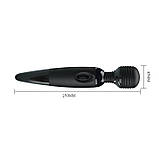 Hi-tech вібратор Power Wand Massager Black Vibro, фото 3