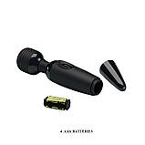 Hi-tech вібратор Power Wand Massager Black Vibro, фото 7