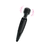 Hi-tech вібратор Power Wand Massager Black Vibro, фото 8