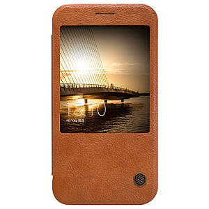 Шкіряний чохол Nillkin Qin для Huawei G8 коричневий