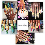 Тренувальна Рука для навчання Манікюру та розроблення Нових дизайнів на Штати +100 типсів Hand Nail (110166), фото 5