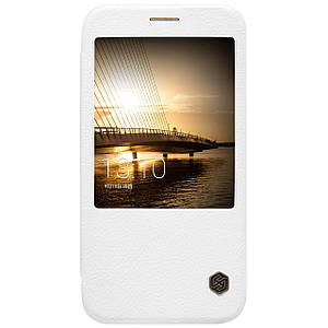 Шкіряний чохол Nillkin Qin для Huawei G8 білий