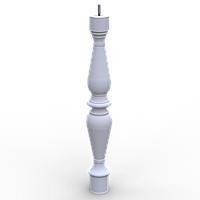 Балясина из гипса, гипсовая балясина бл-13 (h 890мм)