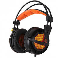 Навушники Sades A6 7.1 Virtual Surround Sound Black/Orange