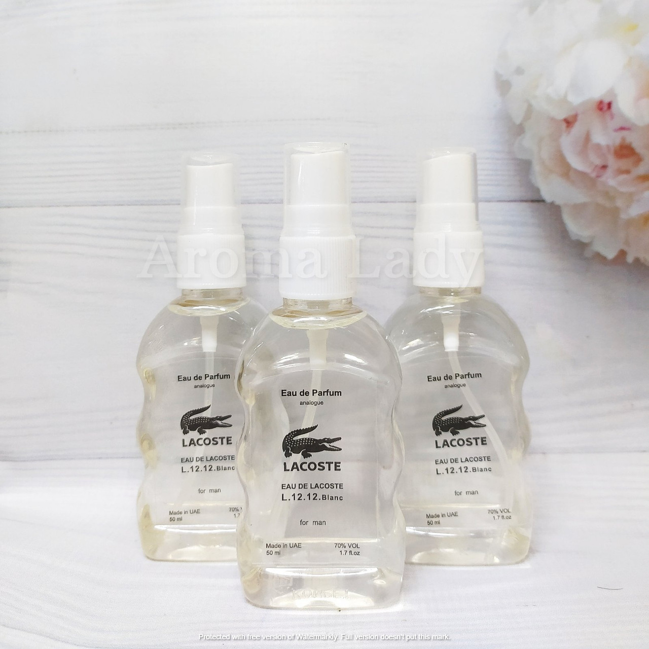 Чоловіча парфумерна вода Lacoste Eau De L.12.12 Blanc (Лакоста О Де Ль.12.12 Бланк) 50 мл, фото 1