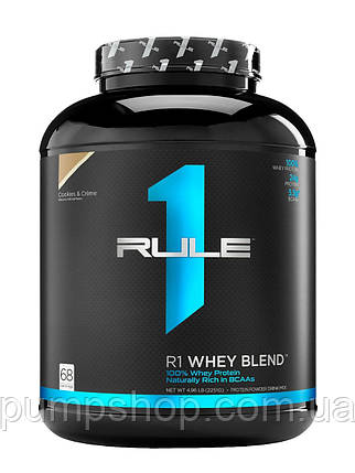 Багатокомпонентний протеїн Rule 1 Proteins R1 Whey Blend 2260 г (68 порц.), фото 2